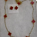 Red Floral Set Photo 0