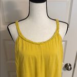 Hem & Thread | Yellow Dress with Braided Spaghetti Straps. Slit on Both Sides. Photo 1