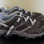 Ahnu Gray & Blue No Tie Hiking Shoes for Women Size 6.5 Photo 2
