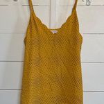 Socialite Yellow Polka Dot Scallop layer Chiffon Summer Blouse - XS EUC Photo 3