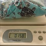 Danny & Nicole  aqua mint size 14 sleeveless floral a-line dress zips up back Photo 8