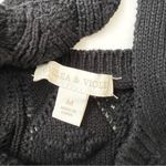 Chelsea and Violet  Black Crochet Tank Top Photo 3