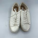 Steve Madden  Tamilyn White Faux Leather Platform Espadrille Shoes Womens 10 Flat Photo 3