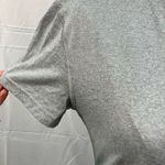 Adidas  Climalite V-Neck T-shirt Grey Short‎ Sleeve Womens Small Active Athletic Photo 3