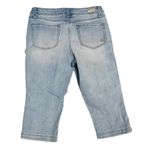 Seven 7 Audrey Skimmer Capri Jeans Size 10 Blue Photo 5