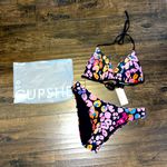 Cupshe NWT Multi-Colored Leopard Halter Neck Bikini Set Photo 2