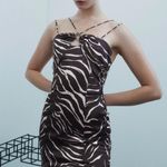 ZARA Animal Print Short Dress Photo 0