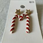 Gap : Candy Cane Earrings with Gold Stars Photo 6