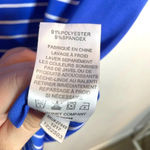 FootJoy  Athletic Women’s Striped Country Club Golf Shirt in Blue/White Size S Photo 7