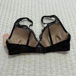 Third Love Black & Nude 32C 1/2 Lace Contour Plunge Bra Missing Pads Size undefined Photo 5
