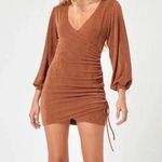 l*space L’ Melissa Dress Coffee Brown NWT Size Medium Photo 0