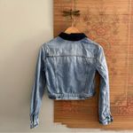 Jack Wills  Cropped Denim Jacket with Corduroy Collar Photo 3