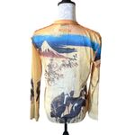 Jean Paul Gaultier Homme Mesh Top Long Sleeve Rare Y2K Medium Yellow Photo 1