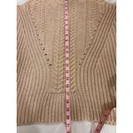 Jamison Myles Cable Knit Sweater Oatmeal Beige Boxy Evereve Women's Sz XS Tan Photo 5