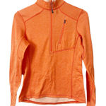 5.11  Tactical Women’s Bright Orange Half Zip Pullover Sweater Size XS Photo 0