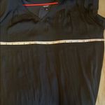 Simply Vera, Vera Wang Vince Camuto Black V-Neck Blouse Photo 5