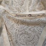 Athleta  White Burnout Swim Cover Up Hooded Tunic, Sz S Photo 10