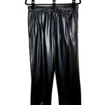 ZARA NEW Faux Leather The Weekend Pants Black Size Medium Photo 4