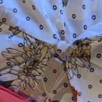 Unique Vintage  white/ multicolor  floral dress, plus size 5X lightweight Photo 9