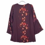 Hint of Mint Floral Chiffon Flare Sleeve Dress Photo 1