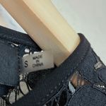 DO+BE  Black Ruffle Lace Mini Dress Size Small Photo 8