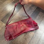 Boutique red leather horsebit shoulder bag Photo 3