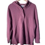 Athleta  Coastal Luxe Waffle Hoodie in Tawny Rose Pink Size Small Photo 4