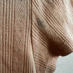 Old Navy Peach Ribbed Baby Tee Crop Top Cottagecore Minimalist Soft Girl‎ Small Photo 6