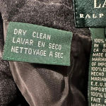 Ralph Lauren Lauren  | Grey Wool Pinstripe Classic Pencil Skirt Size 14 NWT Photo 2