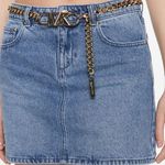 Michael Kors Denim Mini Skirt - Angel Blue Wash Size 8 New w/Tag Retail $195 Photo 1