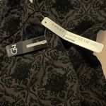 New Directions NWT black velvet burnout pull short length slim leg pants Size 8P Photo 2