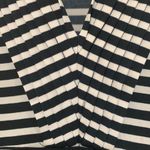 Marvin Richards  sleeveless dress, white and navy stripes MEDIUM PETITE v neck Photo 3