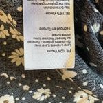 New Look ASOS Black Microfloral Daisy Midi Dress with Slit 3/4 Sleeves NWT sz 14 Photo 12