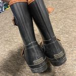 Sperry Black Rubber  TOP SIDER Walker Fog Mid Calf Fleece Lined Boots w/Straps 7 Photo 4