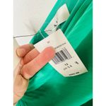 ALC Frank A.L.C. Green Mint Delfina One Shoulder Pleated Side Cutout Dress size 12 NWT Photo 13