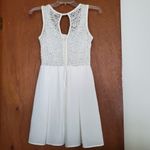 B Darlin White lace skater dress Photo 6