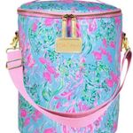 Lilly Pulitzer NWOT Insulated Soft Cylinder Beach Cooler "Summer Serenade" print Photo 0