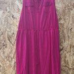 Sonoma - pocket pink berry Henley knee length dress Large shirt dress Photo 3