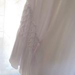 Chelsea &Theodore White Short sleeve Top with. Sleeves Size M Photo 8