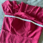 Azazie Burnt Brick Red Ruffle Halter Top Maxi Bridesmaid Gown 16 Photo 4