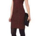 French Connection Danni Burgundy Metallic Bandage Mini Dress Photo 0