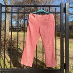 Anthropologie Corey Lynn Calter Pink Straight Leg Cropped Lace Pants 8 Photo 2