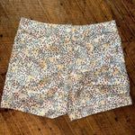 Loft  floral flat front normcore size 8 minimalist 6” shorts Photo 0