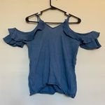 Moa Moa Blue Blouse Photo 3