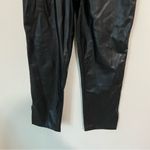 Abercrombie & Fitch Curve Love 90s Straight Ultra High Rise Vegan Leather Pants 8 Photo 2