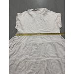 Umgee  Cream Pullover Dress Women's Size XL Tiered Tunic Dress Short Sleeve Boho Photo 4