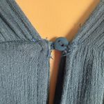 Mustard Seed Blue Tiered Jumpsuit Relaxed Fit Photo 4