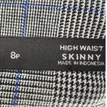 Loft Plaid High Waist Skinny Ankle Pants Size 8P Career Academia Preppy Office Photo 3