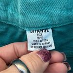 Vintage 90s Gitano Teal Ankle Zipper High Rise Jeans Blue Size 26 Photo 4