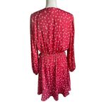 NWT Lauren Conrad Floral Faux Wrap Dress Red L Photo 5
